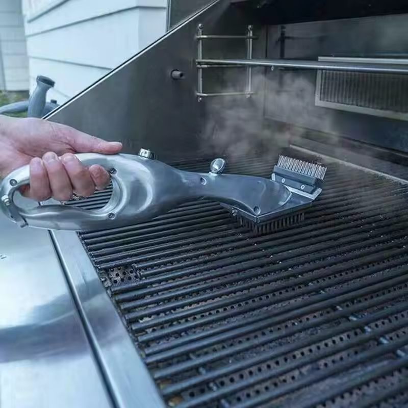 Barbecue Grill Outdoor Steam Cleaning Brushes BBQ Cleaner Suitable For Charcoal Scraper Gas Accessories Cooking Kitchen Tool