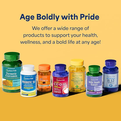Puritan's Pride Q-Sorb CoQ-10 100mg | Supports Heart Health | Dietary Supplement | Healthy Supplement | Energy Supplement | Gluten Free | 240 Rapid Release Softgels